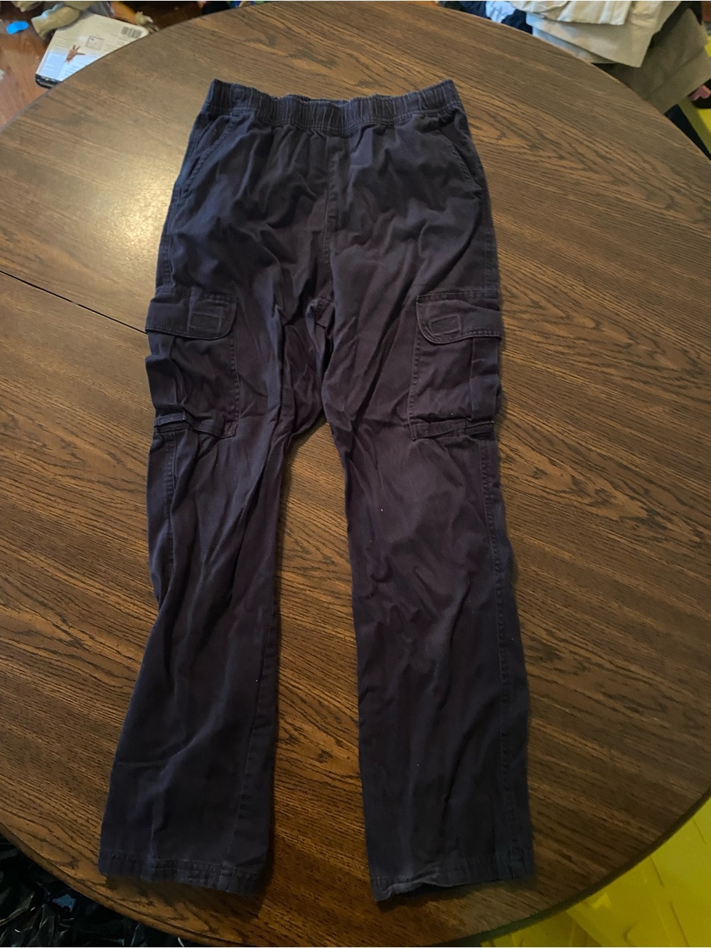 Place Boys Navy Cargo Pants with Elastic Waistband